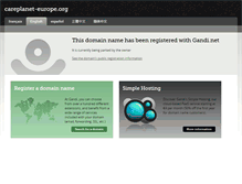 Tablet Screenshot of careplanet-europe.org